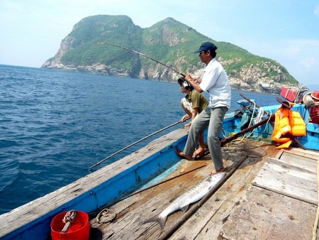Chương trình 1 Ngày Câu Cá Ngoài Đảo Hoang | Vịnh Côn Sơn - Câu cá hòn Tài - Hòn Trác
