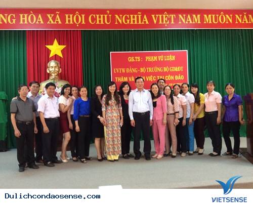 Bộ Giáo Dục Đào Tạo Đến Thăm Và Làm Việc Tại Côn Đảo - Ảnh 1 Bộ Giáo Dục Đào Tạo Đến Thăm Và Làm Việc Tại Côn Đảo - Ảnh 1