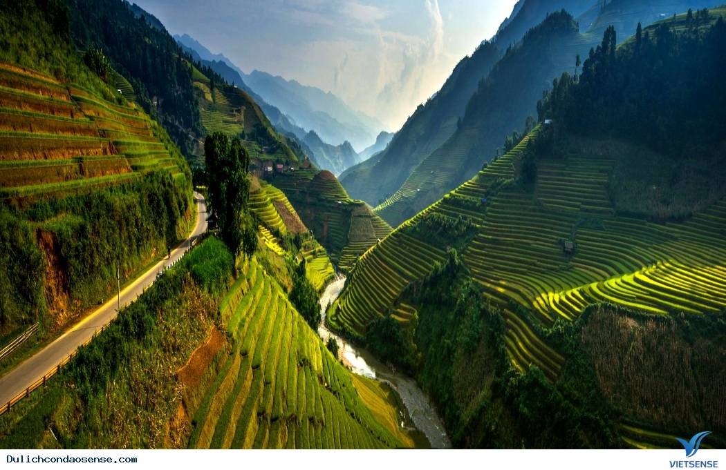 Hình ảnh ruộng bậc thang tuyệt đẹp với muôn vàn mầu sắc